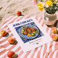 Jerk Chicken – Jamaican Meat Dish, Tavern Still Life, unframed on coastal sand
