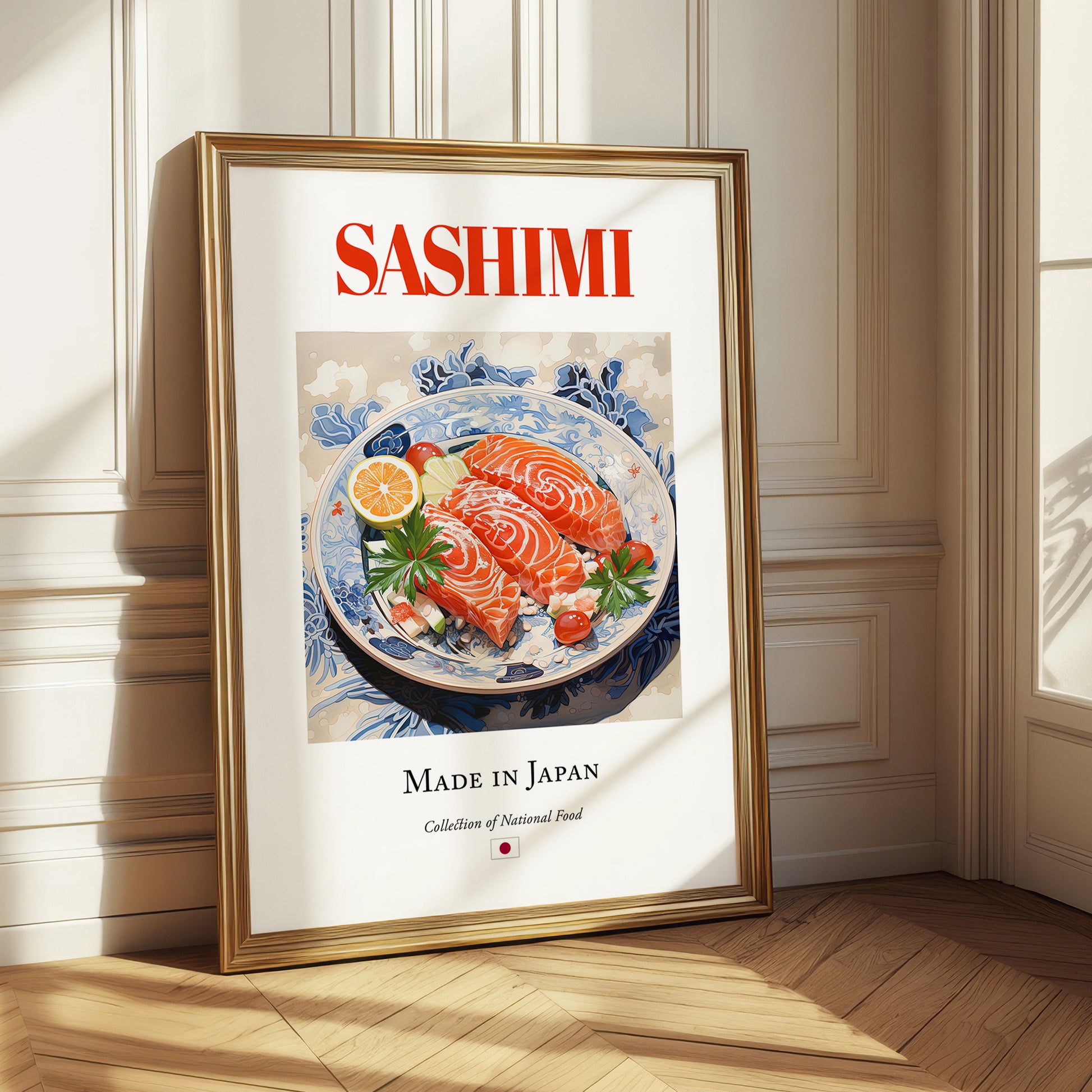 Sashimi – Japanese Dish, Restaurant Painting