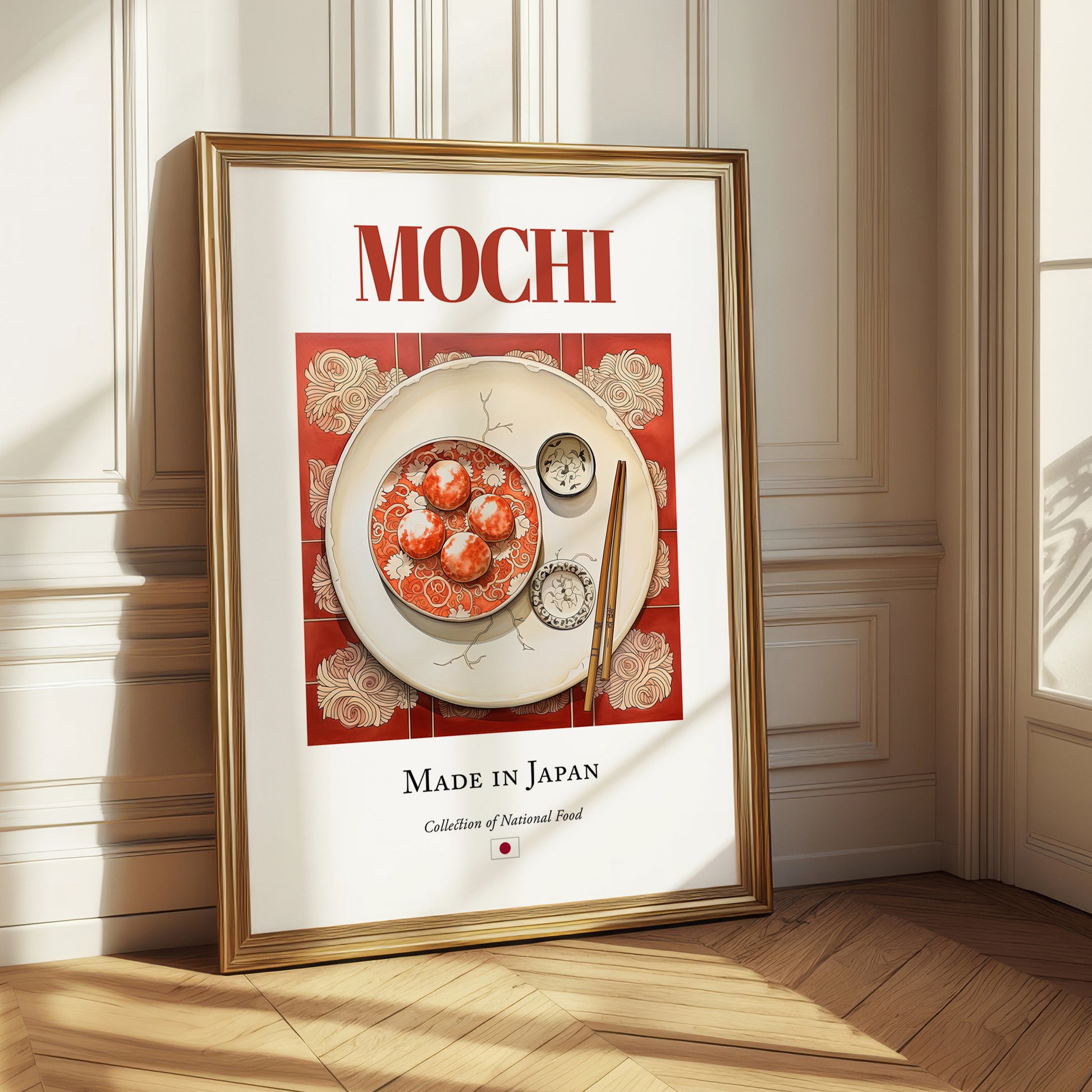 Mochi – Japanese Dessert Dish, Restaurant Art