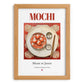 Mochi – Japanese Dessert Dish, Restaurant Art, set in oak frame