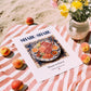 Shabu-shabu – Japanese Soup Dish, Food Bar Illustration, unframed on coastal sand