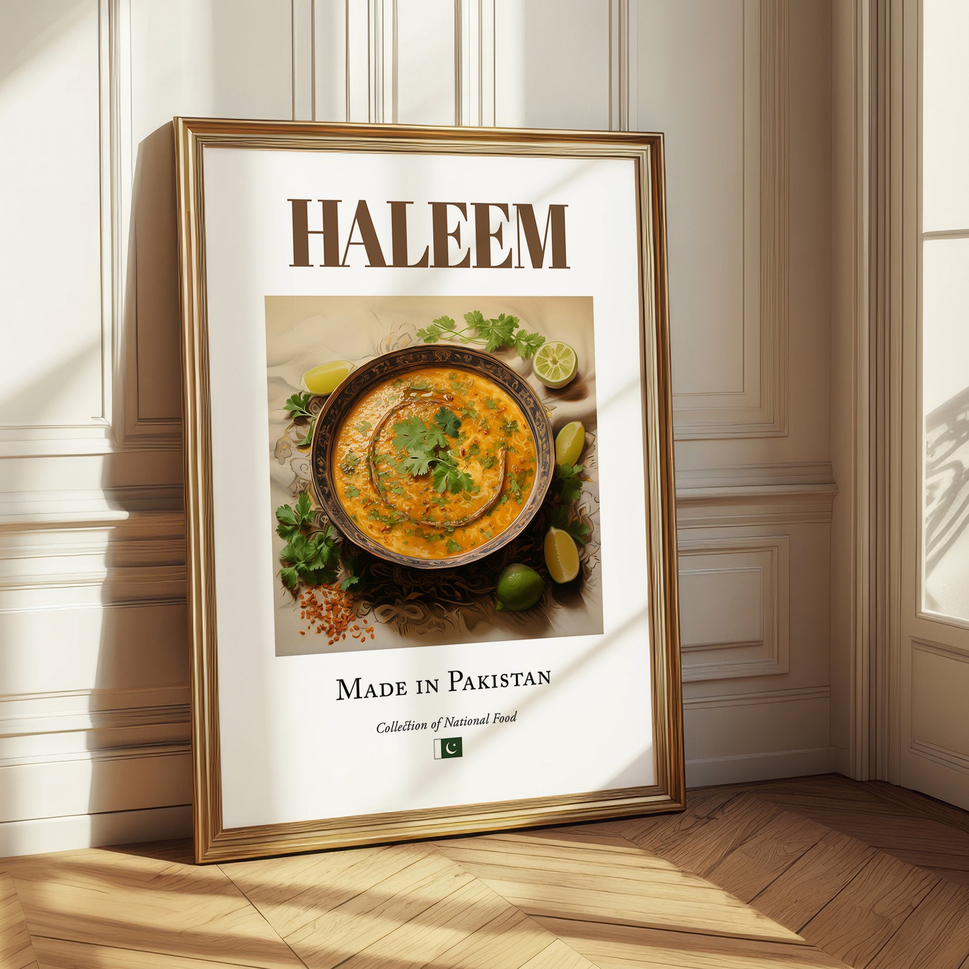 Haleem – Pakistani Soup Dish, Restaurant Poster
