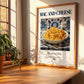 Mac and Cheese – American Dish, Fine Dining Restaurant Poster, no-text version framed in wood