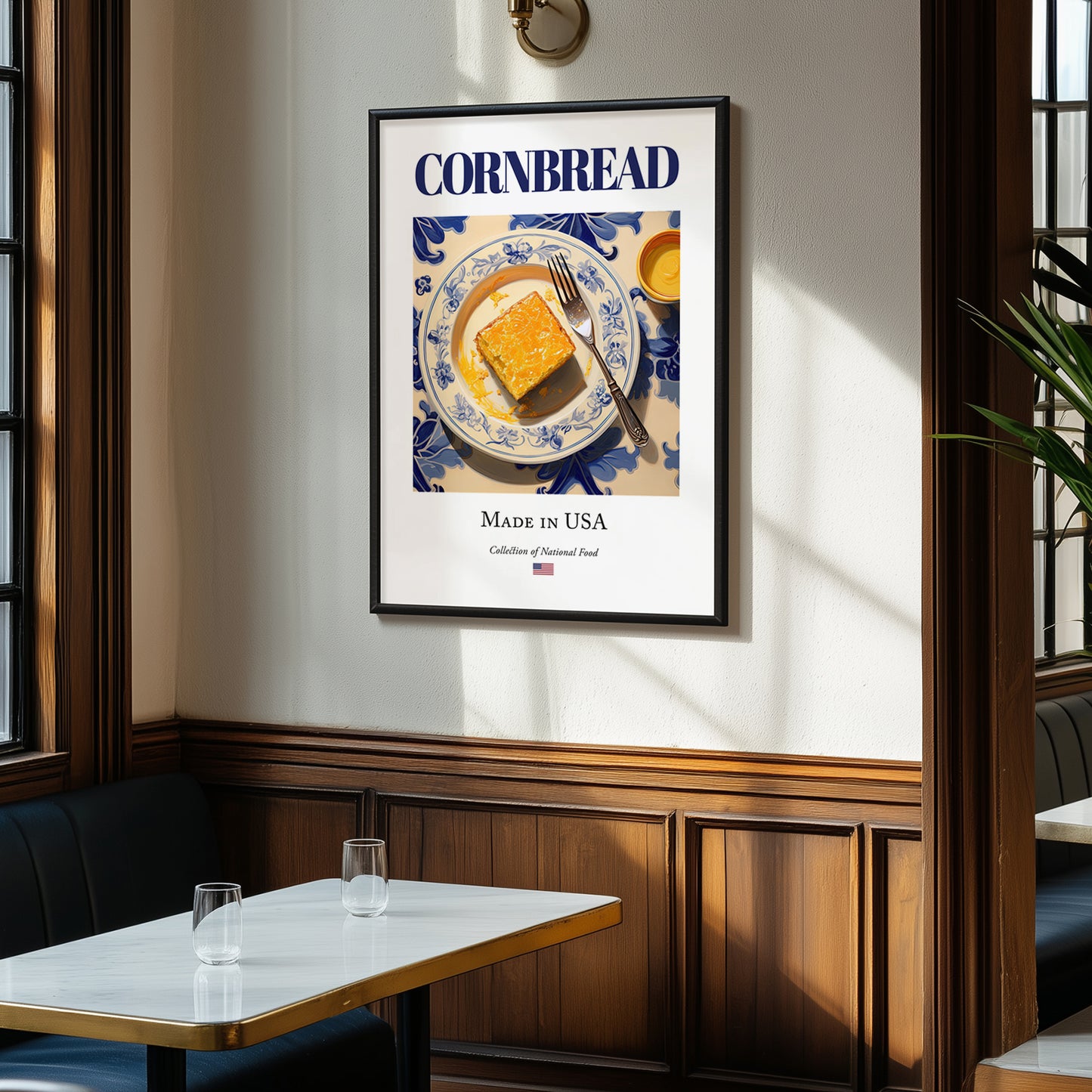 Cornbread – American Bread Dish, Brasserie Art, clean layout with no caption