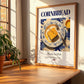 Cornbread – American Bread Dish, Brasserie Art, no-text version framed in wood