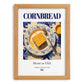 Cornbread – American Bread Dish, Brasserie Art, set in oak frame