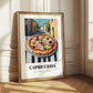 Pizza Capricciosa – Italian Street Café Scene, Pizza Still Life