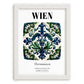 Wien, Austria – Travel Wall Decor, placed in minimal white frame