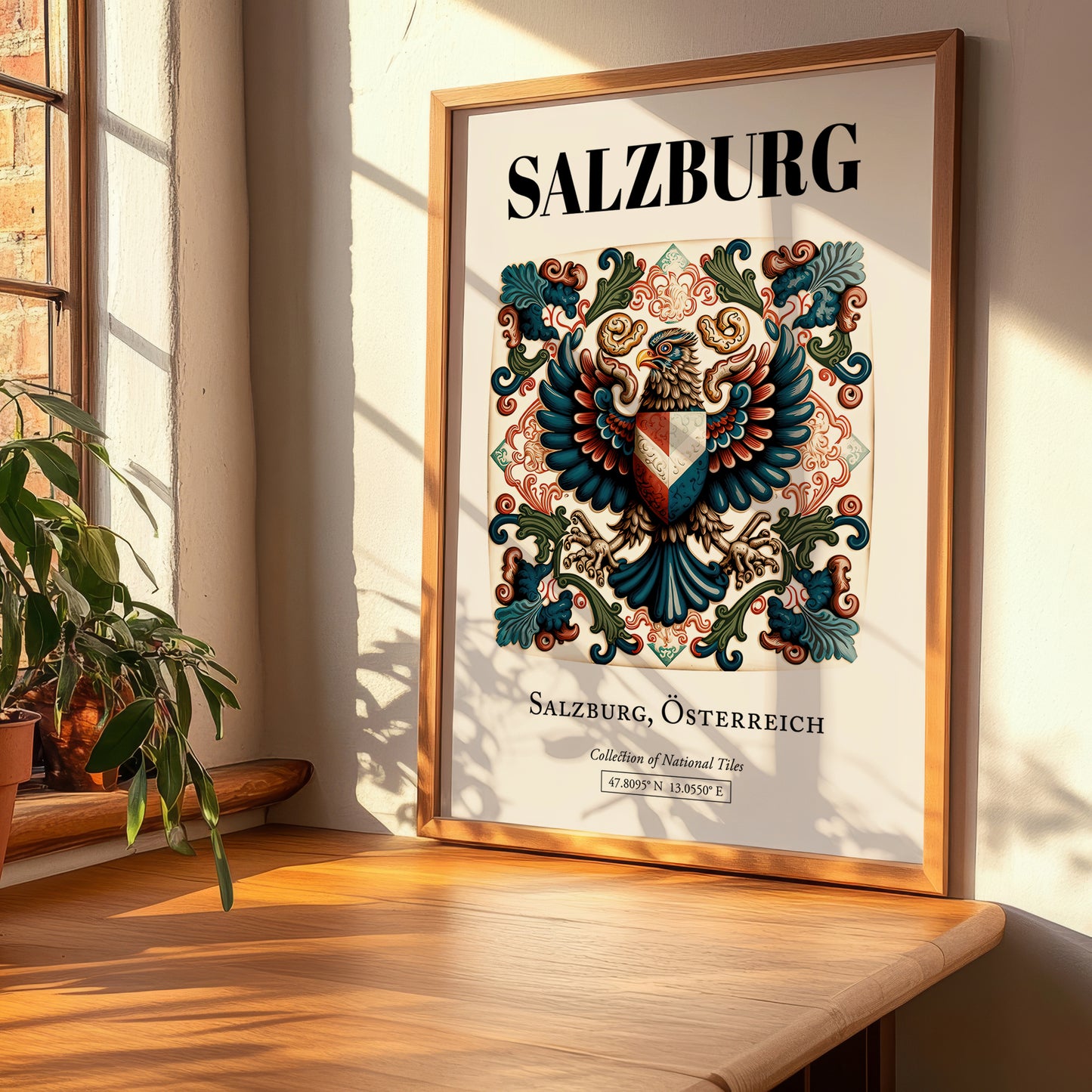 Salzburg, Austria – Wanderlust Wall Decor, clean layout with no caption