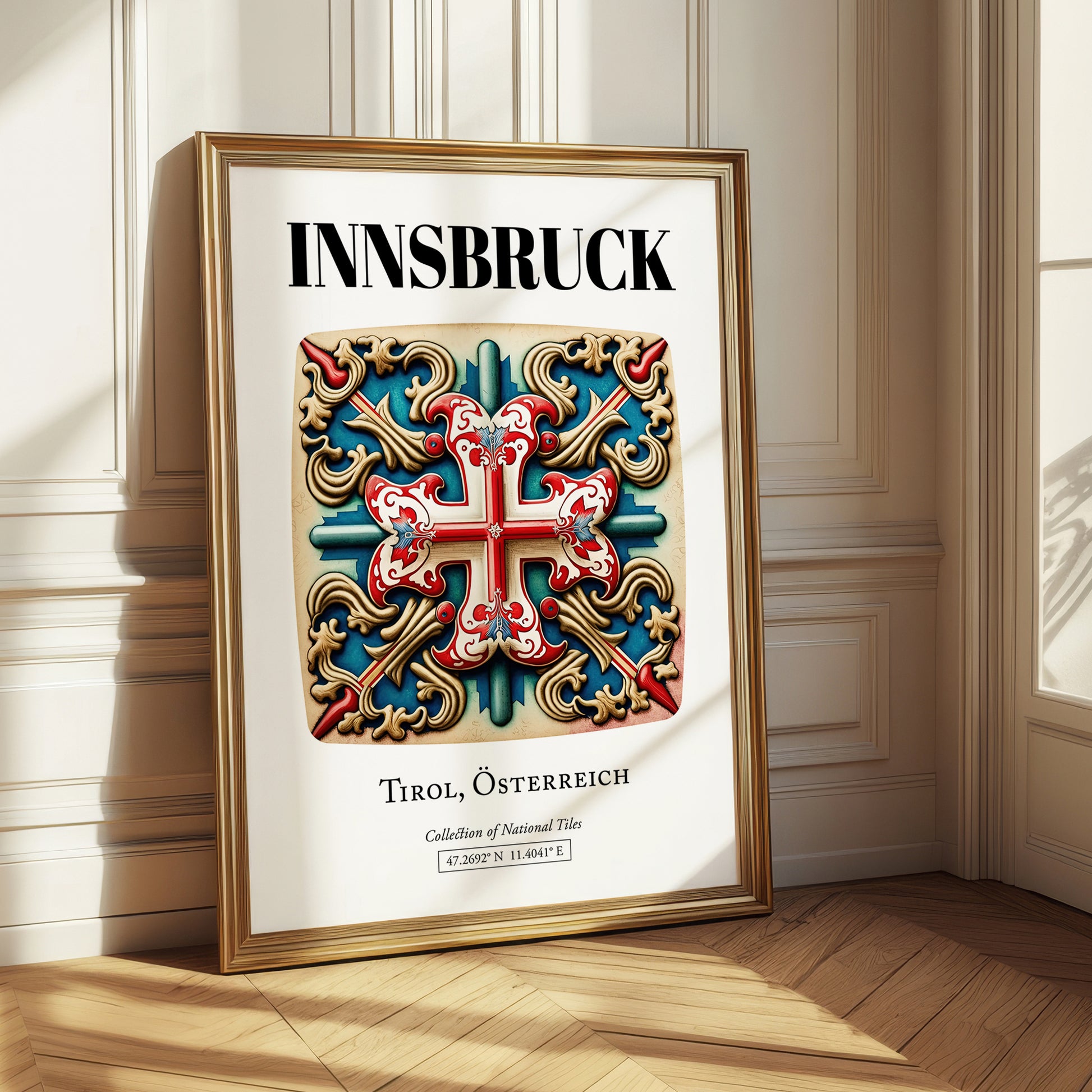 Innsbruck, Austria – Travel Print, styled in a charming Paris street view