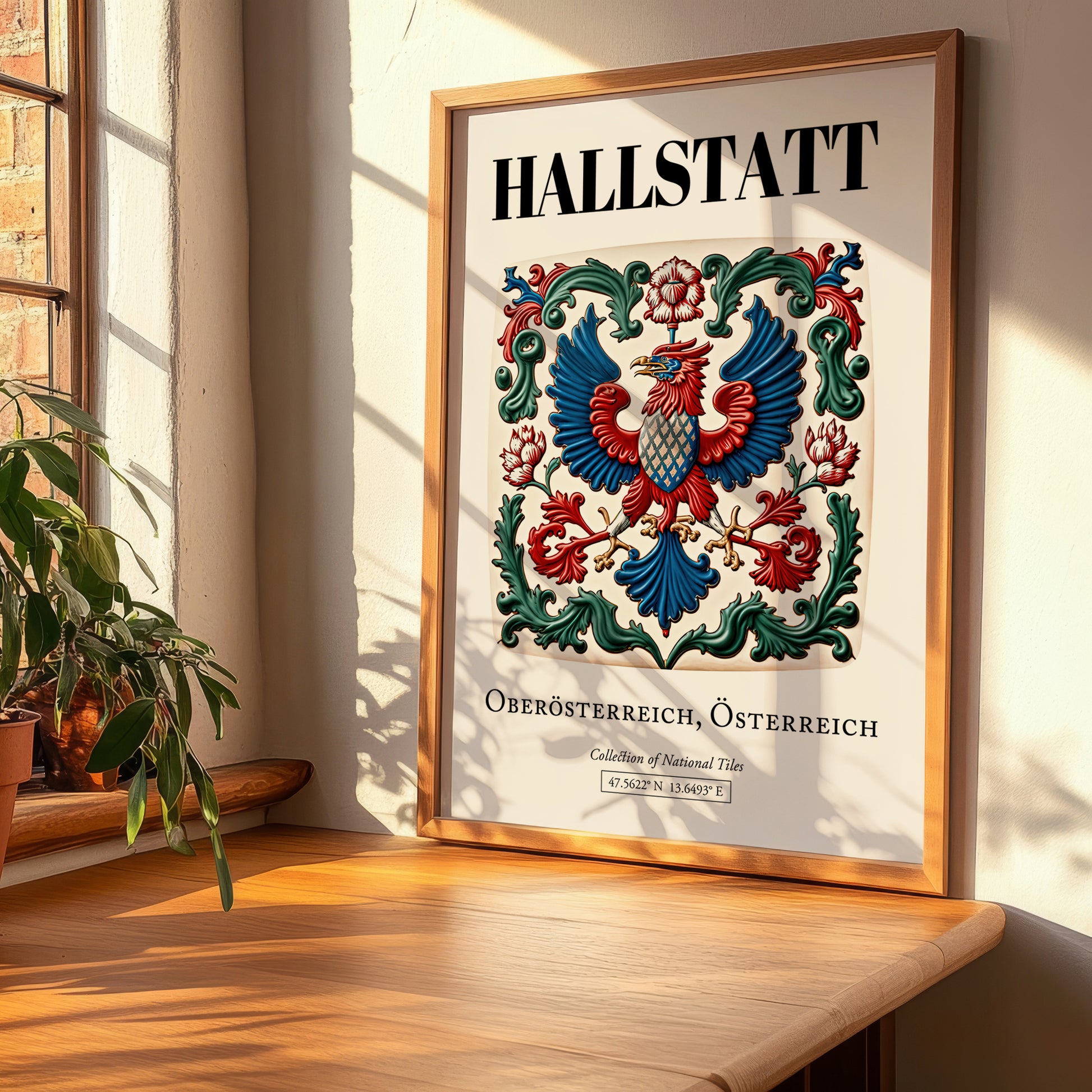 Hallstatt, Austria – Travel Print, clean layout with no caption