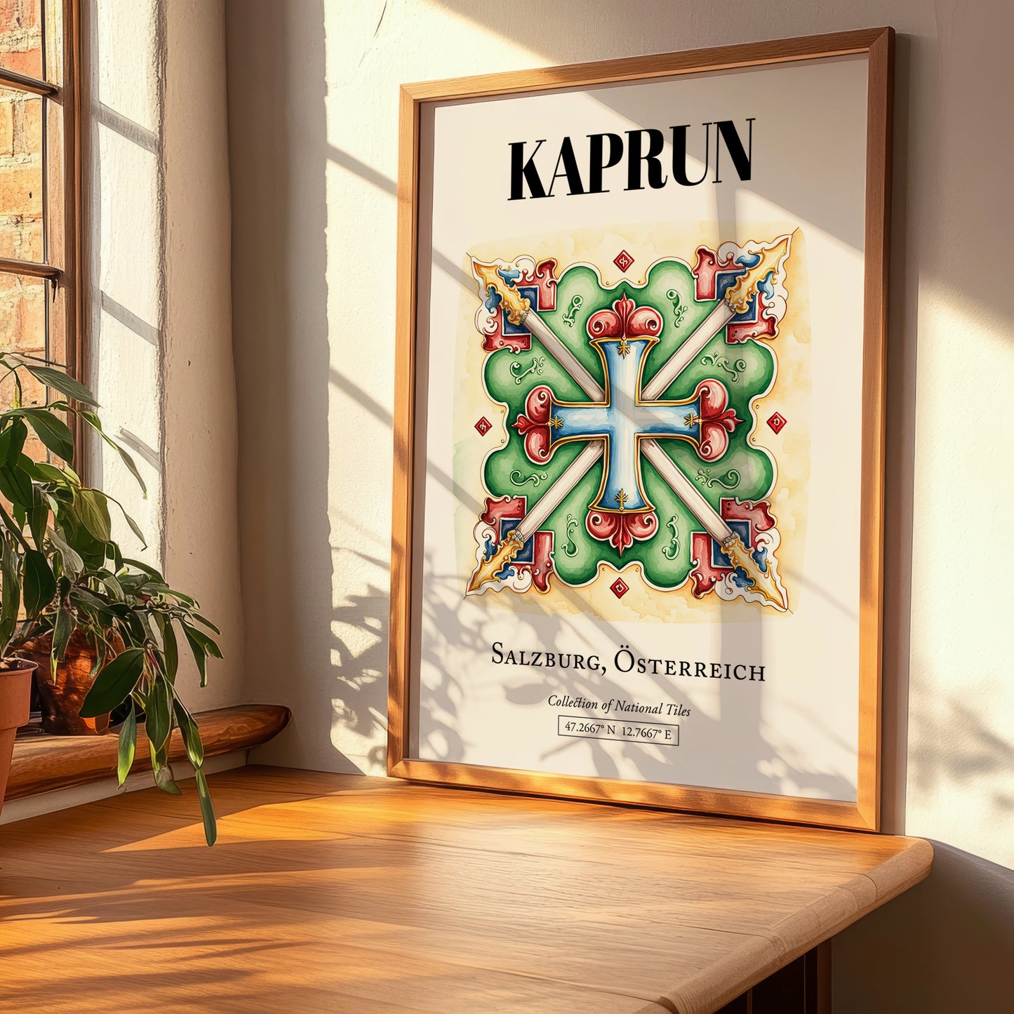 Kaprun, Austria – Travel Wall Art, clean layout with no caption