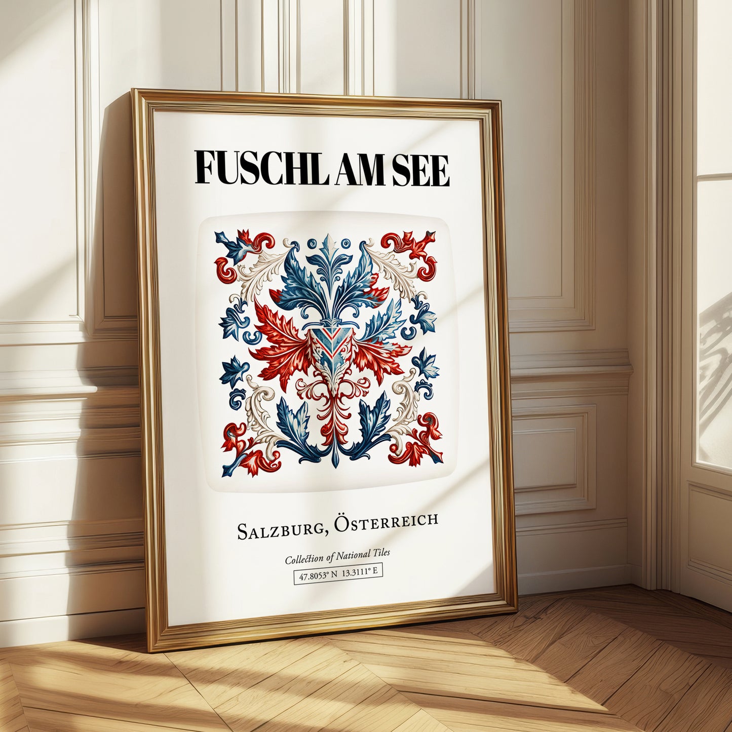 Fuschl Am See, Austria – Travel Poster, styled in a charming Paris street view