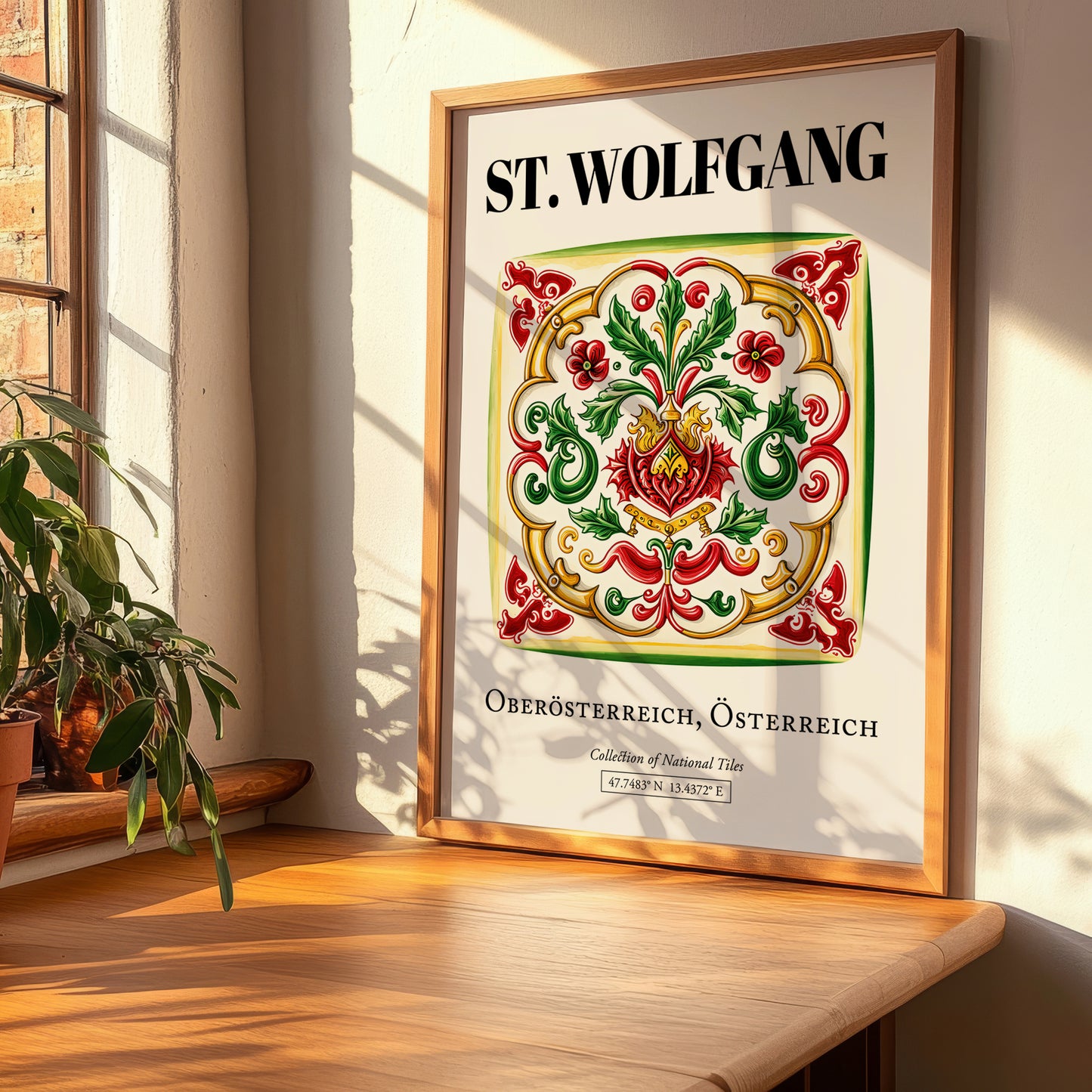 St. Wolfgang, Austria – Travel Wall Art, clean layout with no caption