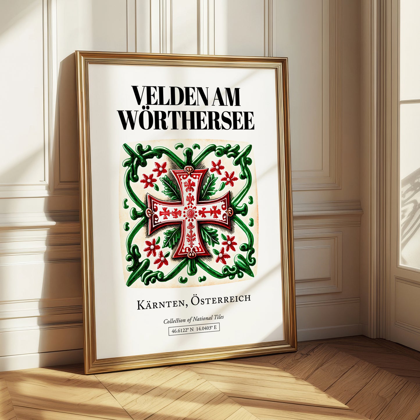 Velden Am Wörthersee, Austria – National Pride Wall Decor, styled in a charming Paris street view