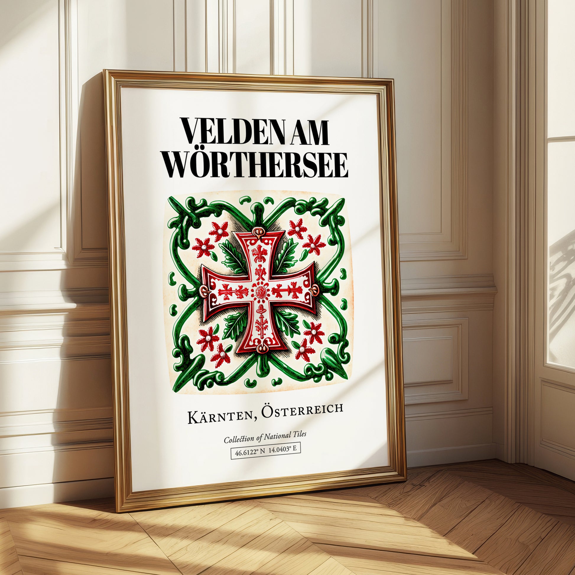Velden Am Wörthersee, Austria – National Pride Wall Decor, styled in a charming Paris street view