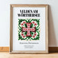 Velden Am Wörthersee, Austria – National Pride Wall Decor, in wooden frame leaning on the floor