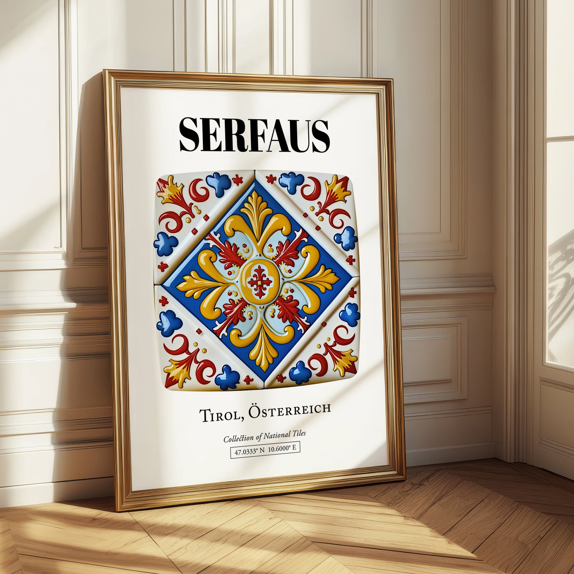 Serfaus, Austria – Global Cities Wall Print, styled in a charming Paris street view
