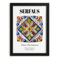 Serfaus, Austria – Global Cities Wall Print, in sleek black frame