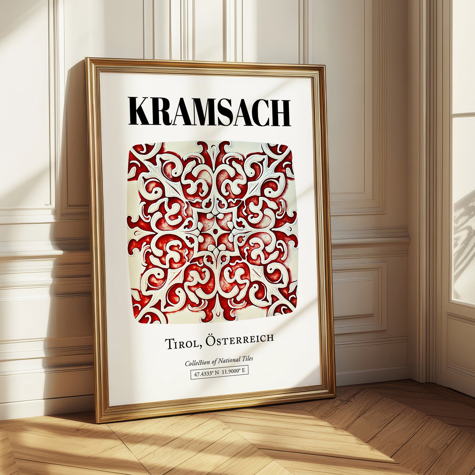 Kramsach, Austria – Architectural Travel Art, styled in a charming Paris street view