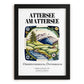Attersee Am Attersee, Austria – Travel Poster, in sleek black frame