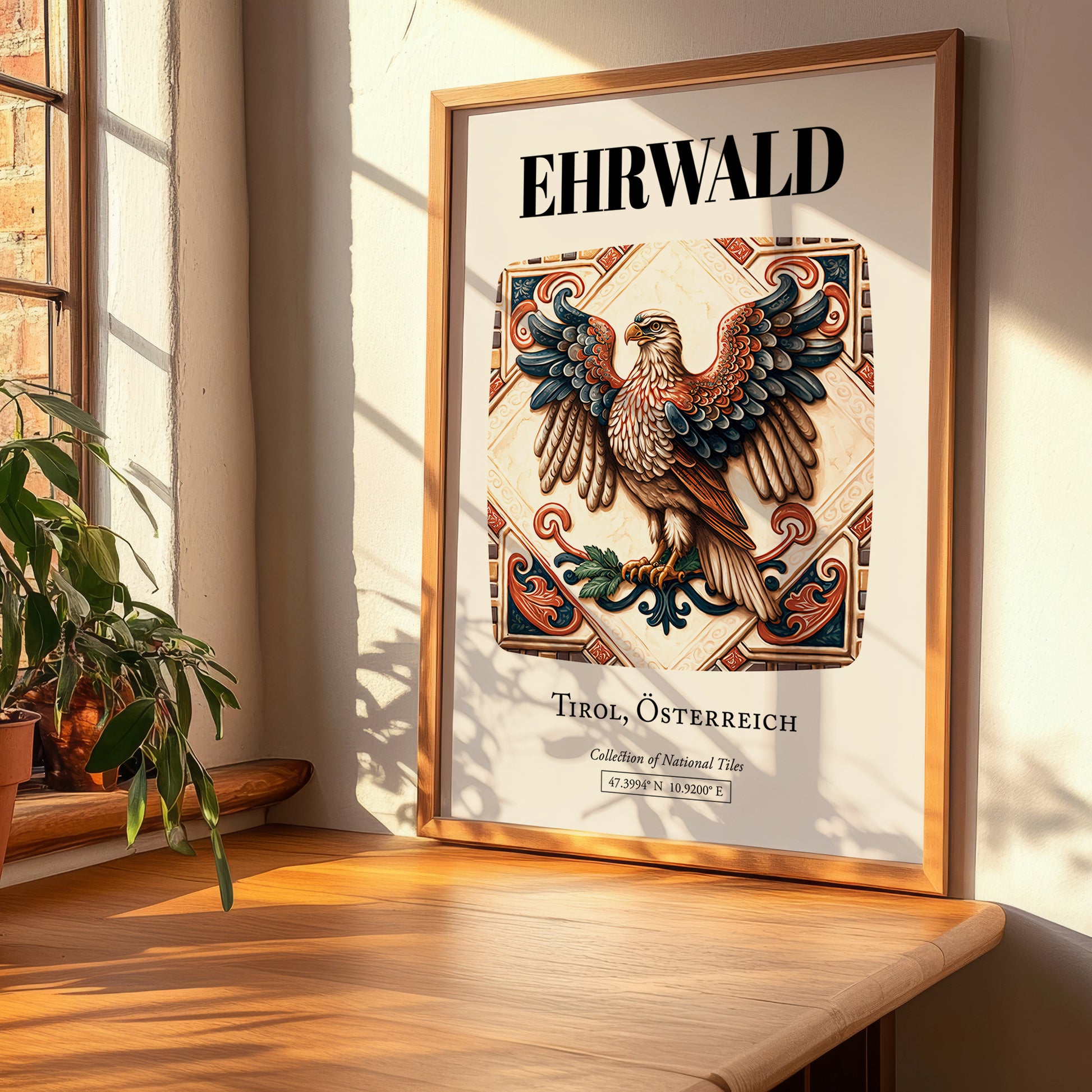 Ehrwald, Austria – Travel Print, clean layout with no caption