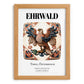 Ehrwald, Austria – Travel Print, set in oak frame