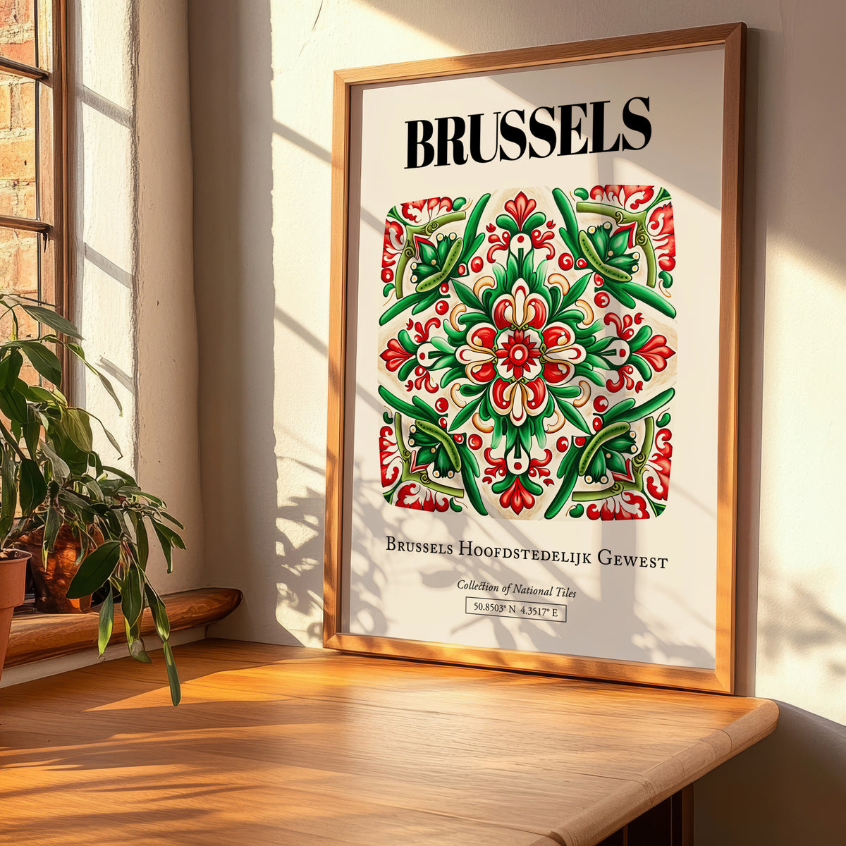 Brussels, België – Travel Wall Art, clean layout with no caption