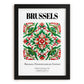 Brussels, België – Travel Wall Art, in sleek black frame