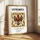 Antwerp, Belgium – Travel Print, styled in a charming Paris street view