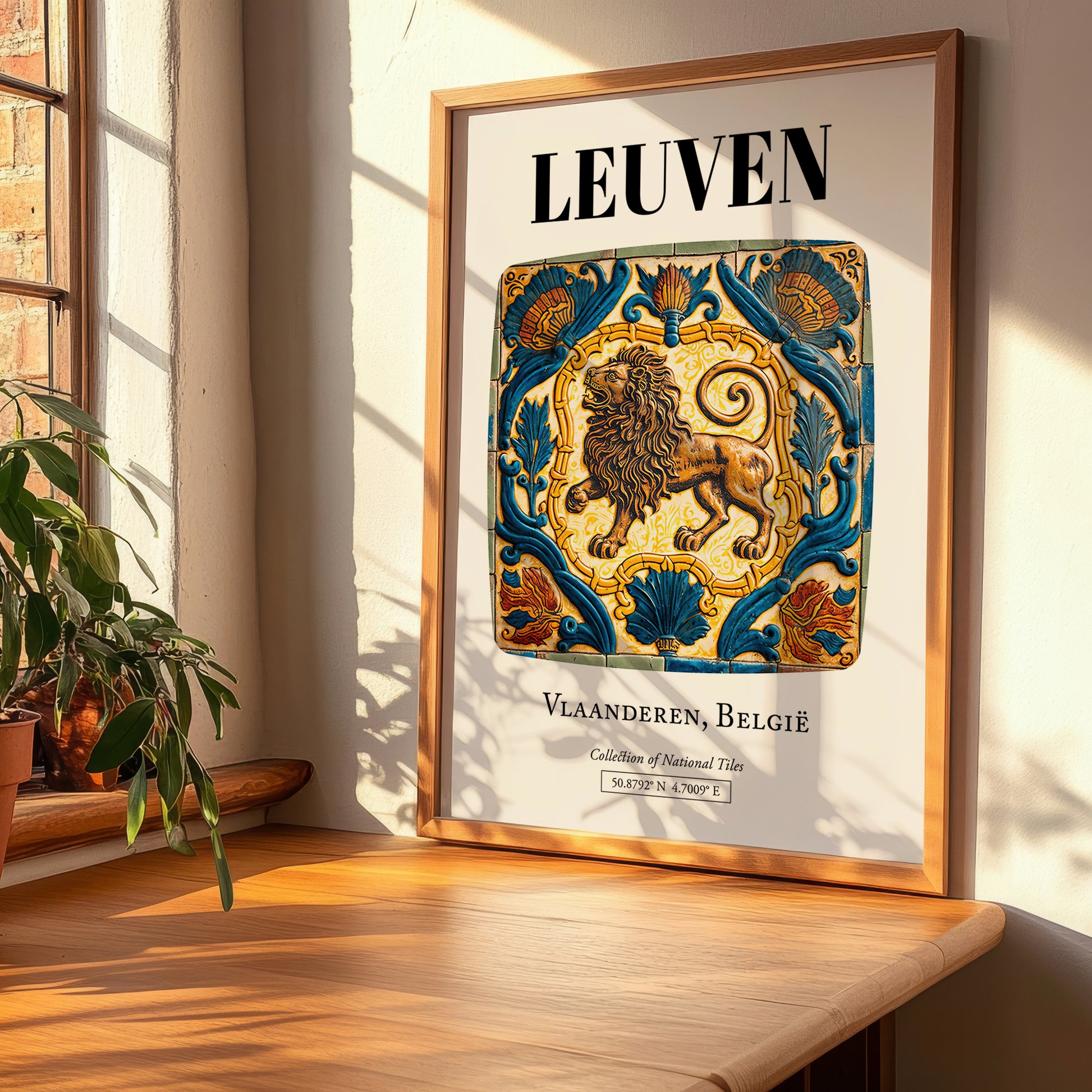 Leuven, Belgium – Travel Wall Art, clean layout with no caption