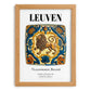 Leuven, Belgium – Travel Wall Art, set in oak frame