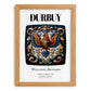 Durbuy, Belgium – Travel Poster, set in oak frame