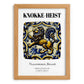 Knokke-heist, Belgium – Travel Poster, set in oak frame