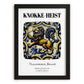 Knokke-heist, Belgium – Travel Poster, in sleek black frame