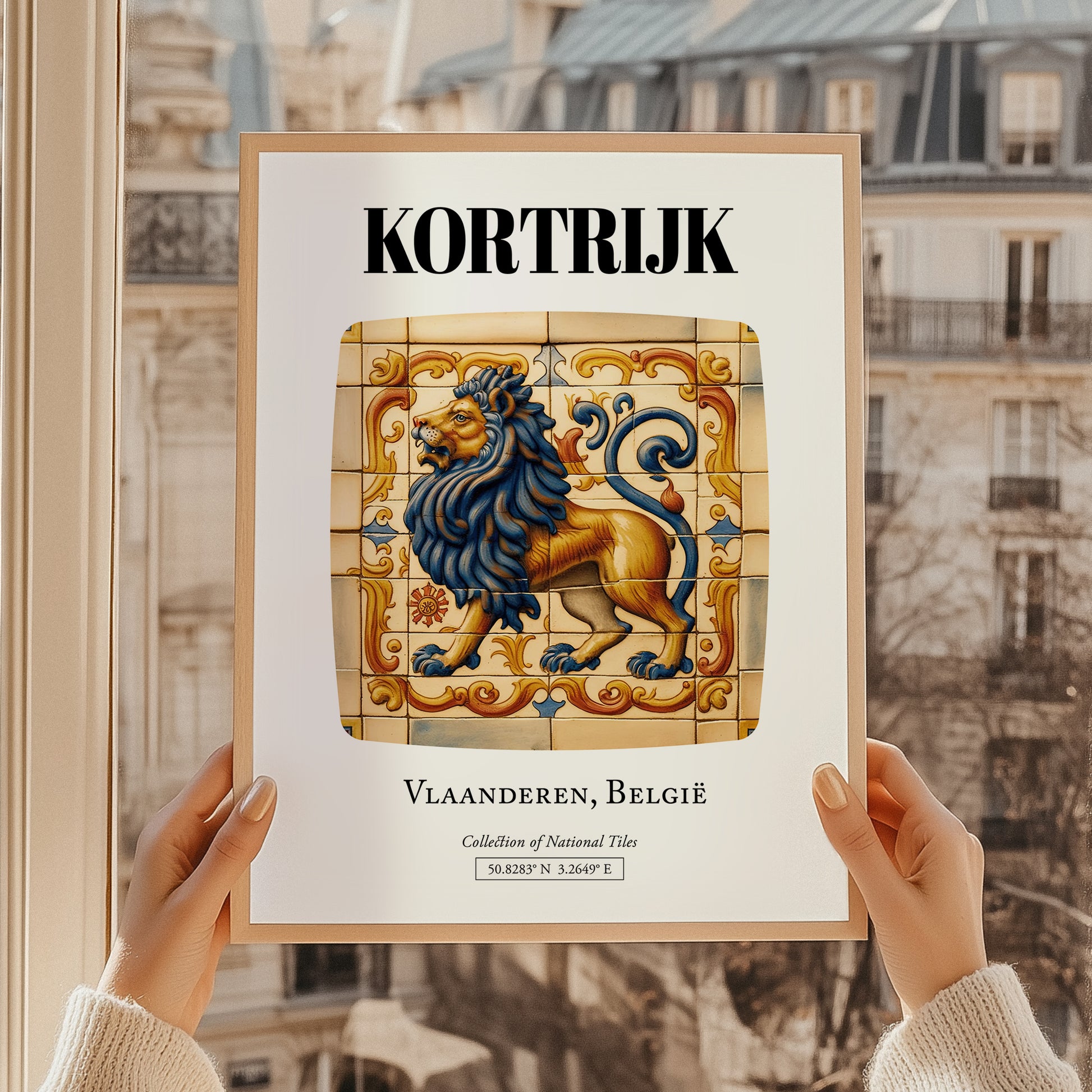 Kortrijk, Belgium – Wanderlust Wall Decor