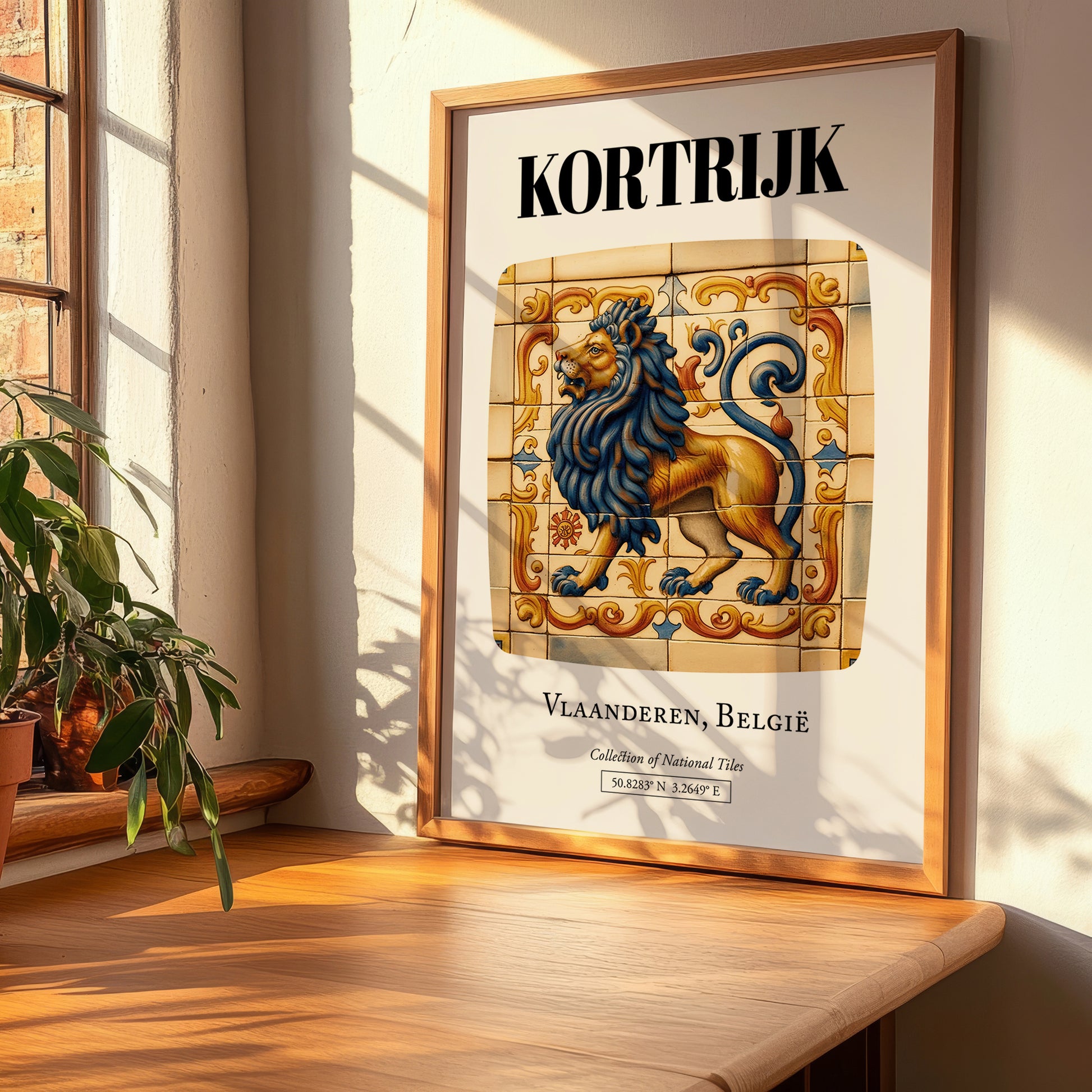 Kortrijk, Belgium – Wanderlust Wall Decor, clean layout with no caption