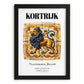 Kortrijk, Belgium – Wanderlust Wall Decor, in sleek black frame