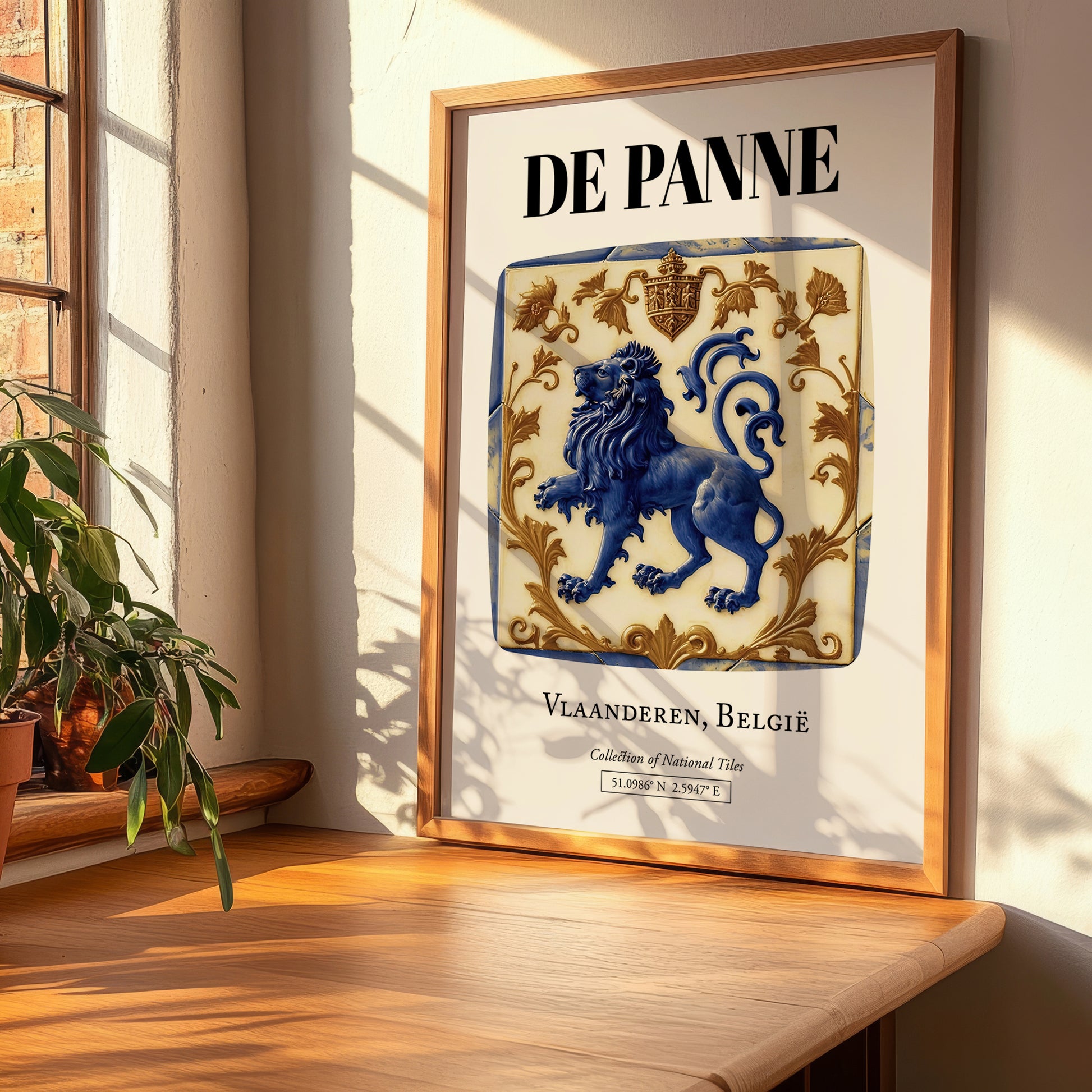 De Panne, Belgium – Travel Wall Art, clean layout with no caption