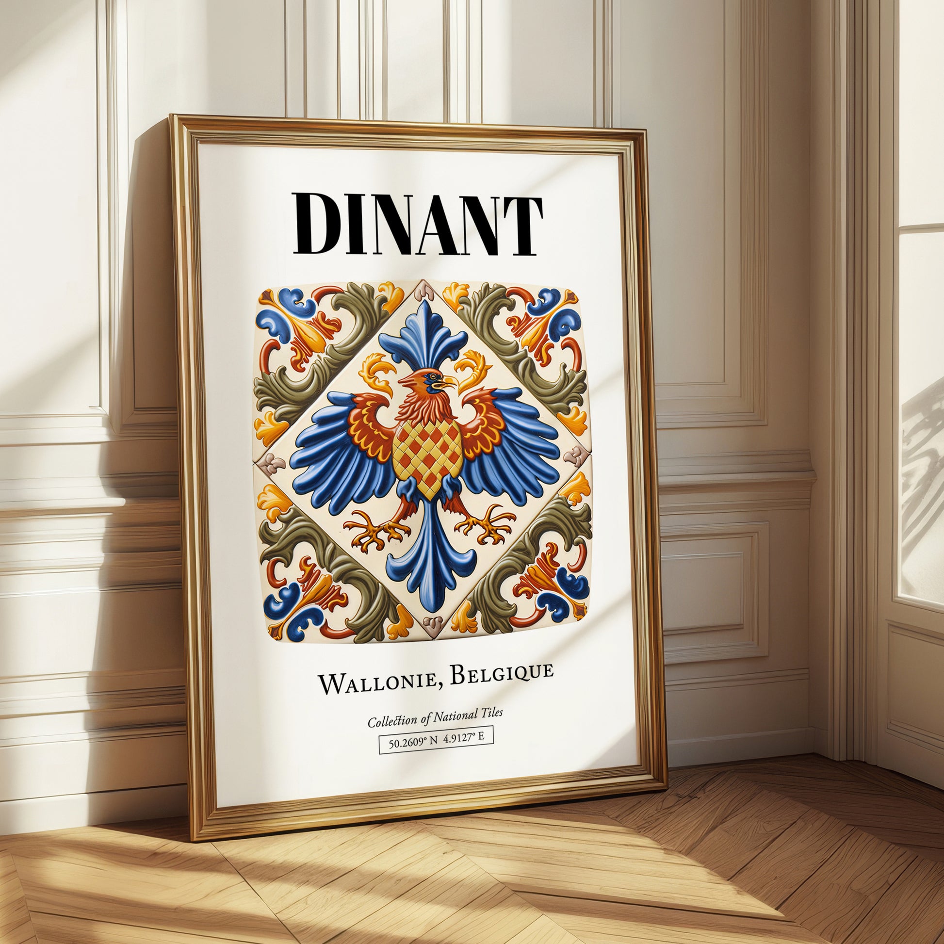 Dinant, Belgium – Travel Wall Art, styled in a charming Paris street view