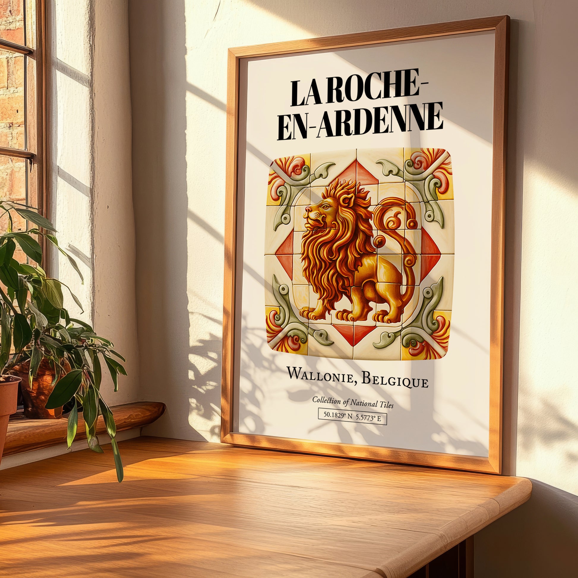 La Roche-en-ardenne, Belgium – National Pride Wall Decor, clean layout with no caption