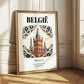 België, Belgium – Travel Wall Art, styled in a charming Paris street view