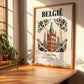 België, Belgium – Travel Wall Art, clean layout with no caption