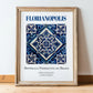 Florianopolis, Brasil – Travel Wall Decor, in wooden frame leaning on the floor