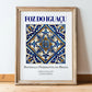 Foz do Iguaçu, Brasil – Travel Poster, in wooden frame leaning on the floor