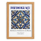 Foz do Iguaçu, Brasil – Travel Poster, set in oak frame