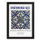 Foz do Iguaçu, Brasil – Travel Poster, in sleek black frame