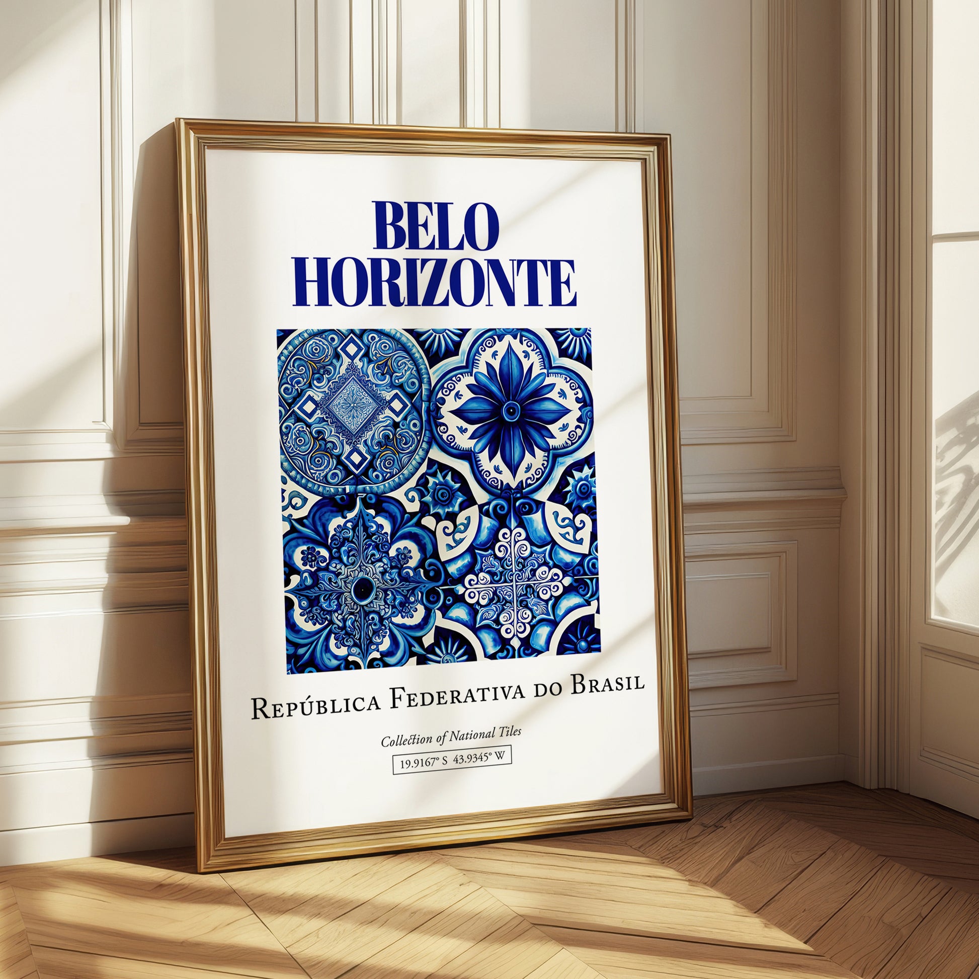 Belo Horizonte, Brasil – Travel Wall Decor, styled in a charming Paris street view