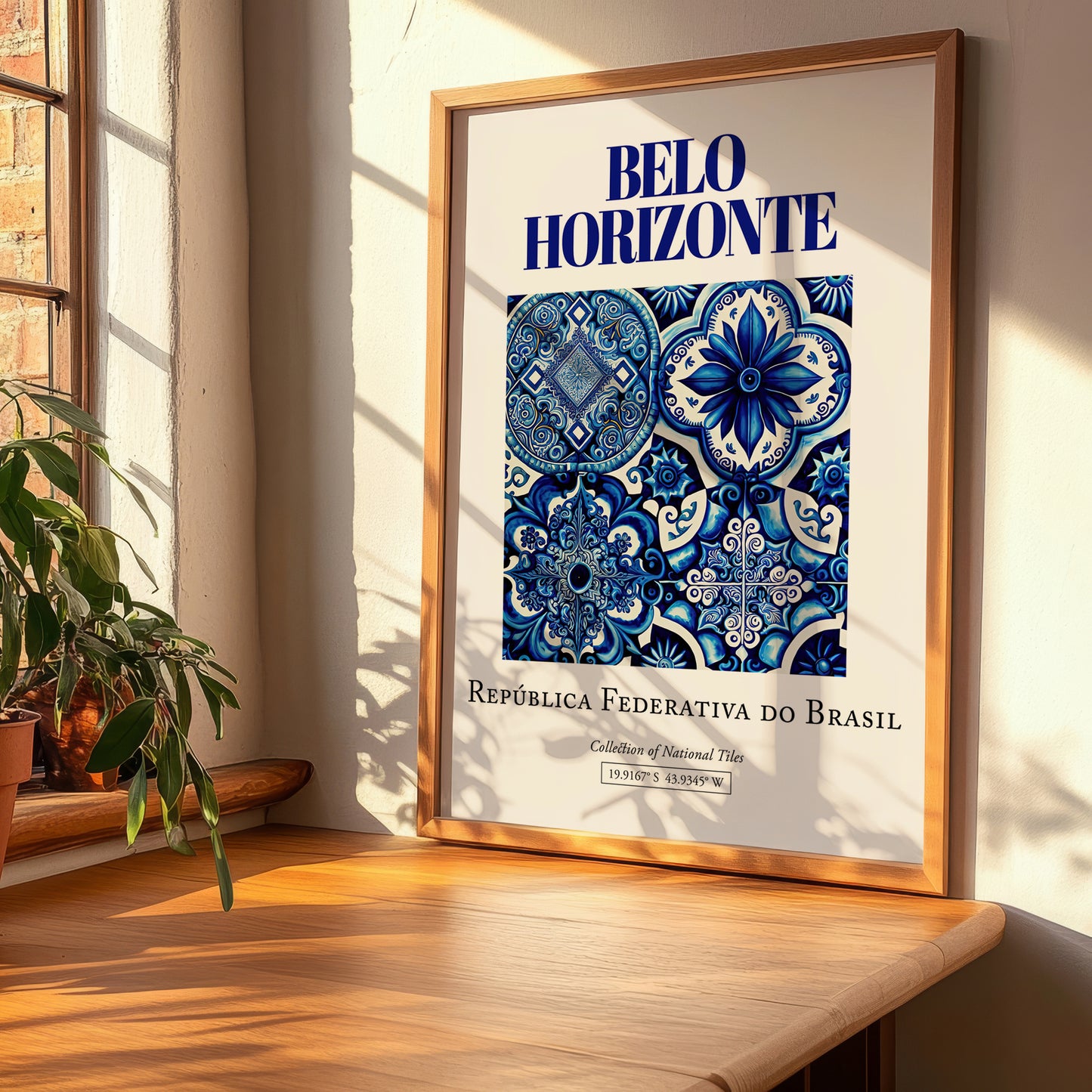 Belo Horizonte, Brasil – Travel Wall Decor, clean layout with no caption