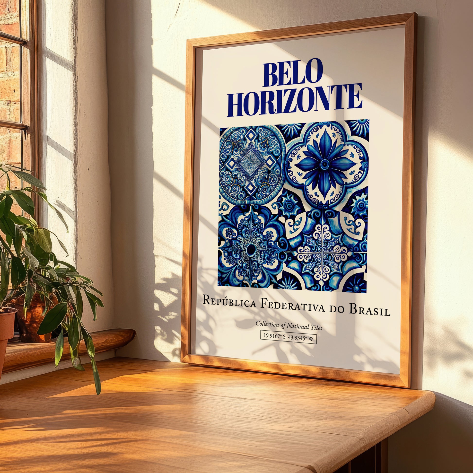 Belo Horizonte, Brasil – Travel Wall Decor, clean layout with no caption